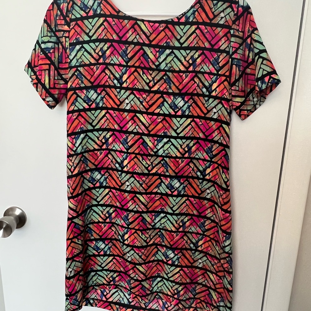 Colorful Mini shift dress